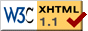 Almost valid XHTML 1.1!